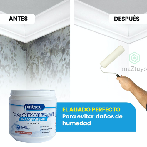 PinteccSeal™ IMPERMEABILIZANTE TRANSPARENTE SELLADOR
