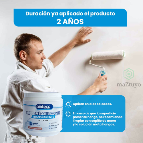 PinteccSeal™ IMPERMEABILIZANTE TRANSPARENTE SELLADOR