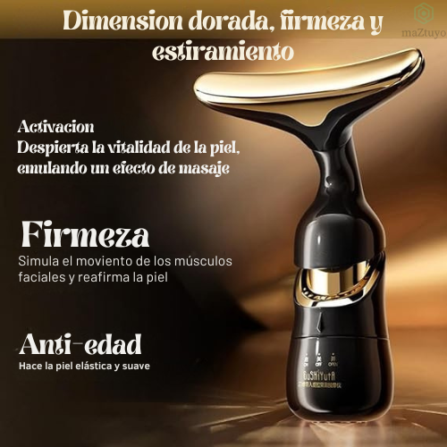 SkinEase™  Masajeador facial 3en1 cuello cara ojos