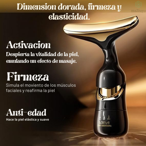 SkinEase™  Masajeador facial 3en1 cuello cara ojos